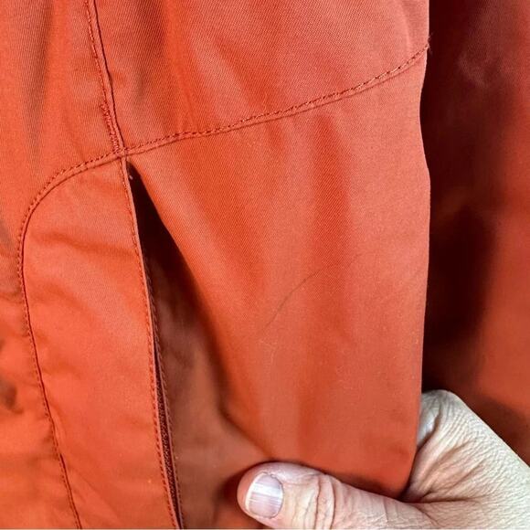 L.L. Bean Womens Winter Fleece Hooded Coat pockets rain snow resistant plus size - Picture 5 of 11